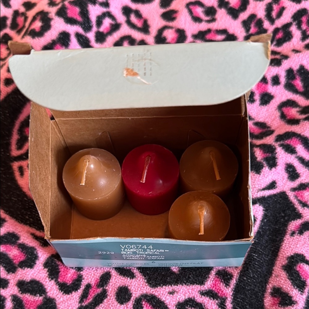 PartyLite Candles unused and unlit. Four Candles pictured. Fragrant